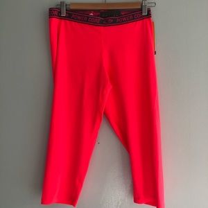 Neon coral workout yoga capris Target Champion Lg